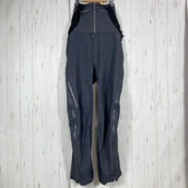 【Men's S グレー系】 Mountain Hardwear ( マウンテンハードウェア ) ダイバーター ビブ Diverter Bib Dry.Q Elite|3レイヤー|フルサイドジップ|ゲイター ナイロン ウェア ボトムス ロングパンツ ハードシェル