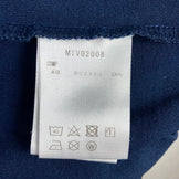 男款L码海军蓝Millet Circle Mountain短袖T恤。涤纶材质。可作为上衣或内搭。