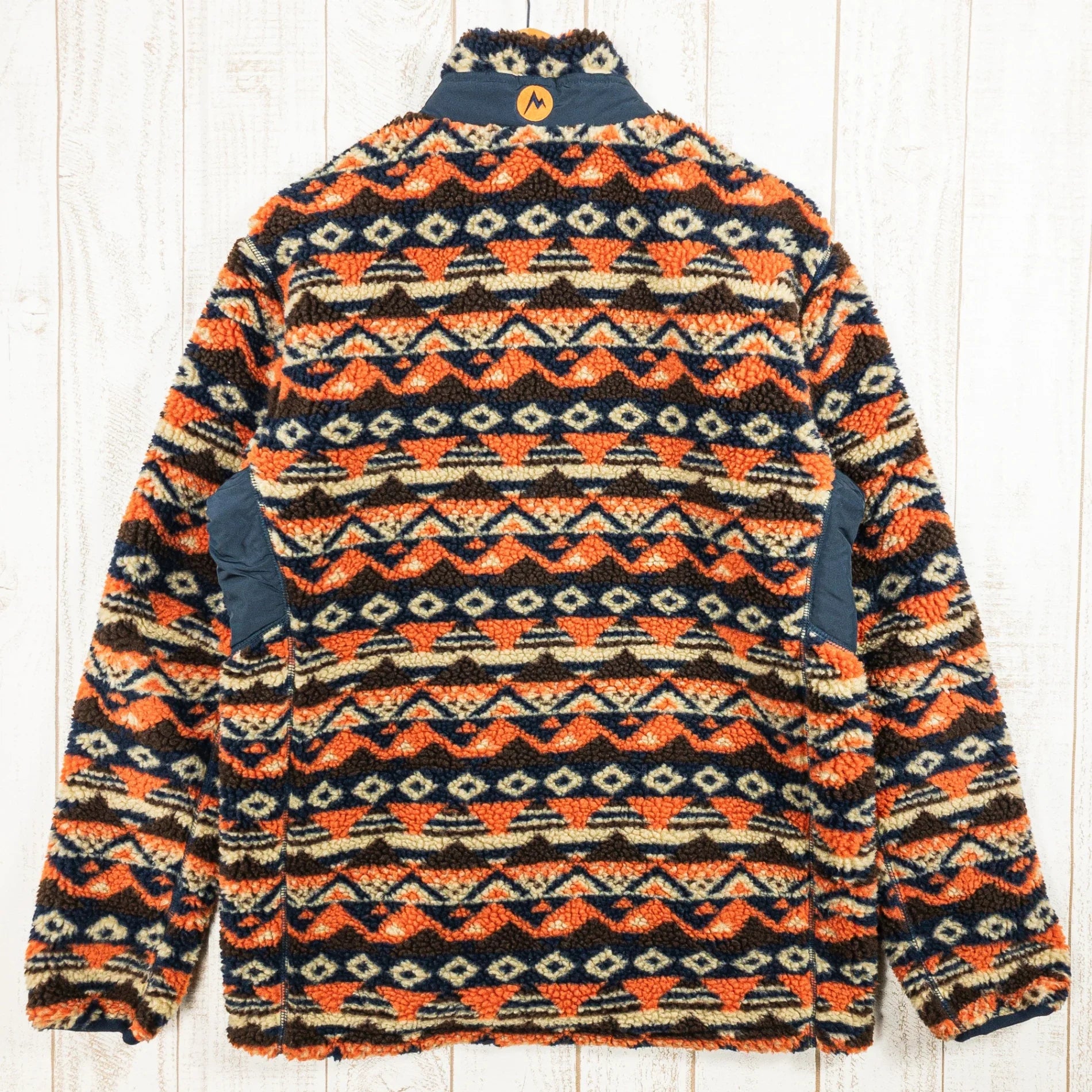 【Men's L オレンジ系】 Marmot ( マーモット ) ネイティブ ジャガード フリース ジャケット Native Jacquard Fleece Jacket ポリエステル ウェア トップス アウター ジャケット フリース z00050318 フリース - 【公式】2ndGEAR（セカンドギア）Webショップ【登山用品・アウトドア用品専門 買取販売店】