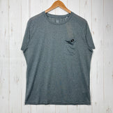 【Men's L グレー系】 Millet ( ミレー ) ヘザー メッシュ クルー ショート スリーブ Heather Mesh Crew Short Sleeve ポリエステル ウェア トップス インナー シャツ ショートスリーブTシャツ クルーネック 化繊