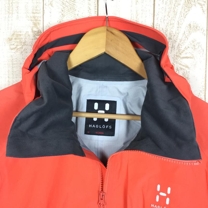 【女款M橙】Haglofs Rock High Q Jacket Roc High Q Jacket 3L Gore-Tex Pro 602095 国际女式硬壳外套上衣