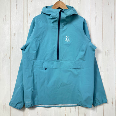 【Women's S ブルー系】 Haglofs ( ホグロフス ) スパルブ プルーフ アノラック Sparv Proof Anorak ポリエステル ウェア トップス アウター ジャケット レインシェル z00058027  レインシェル アウター ジャケット ト