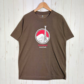 【Men's S ブラウン系】 Montbell ( モンベル ) ウイックロン ご当地 ティーシャツ 御在所限定 ポリエステル ウェア トップス インナー シャツ ショートスリーブTシャツ クルーネック 化繊 z00061322  化繊 ショートスリーブTシャツ