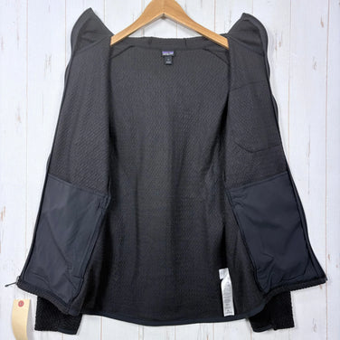 【Men's S Black Series】 2024 Patagonia R1 Air Full-Zip Hoody Polyester Wear Tops Outer Jacket Fleece z00057203 Fleece Outer