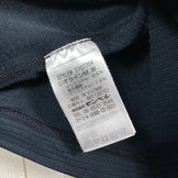 Montbell Geo Line MW Round Neck Shirt, Men's XL, Black. Polyester, Long Sleeve Crew Neck T-Shirt.