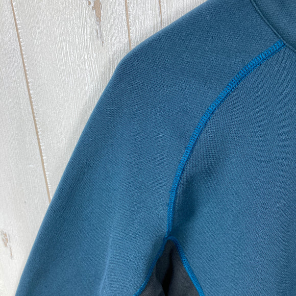 【Men's M ネイビー系】 Montbell ( モンベル ) ウイックロン ZEOサーマル ジャケット Men's Wickron ZEO Thermal Jacket Men's 吸汗速乾 裏面起毛 UVカット ポリエステル ウェア トップス インナー シャ