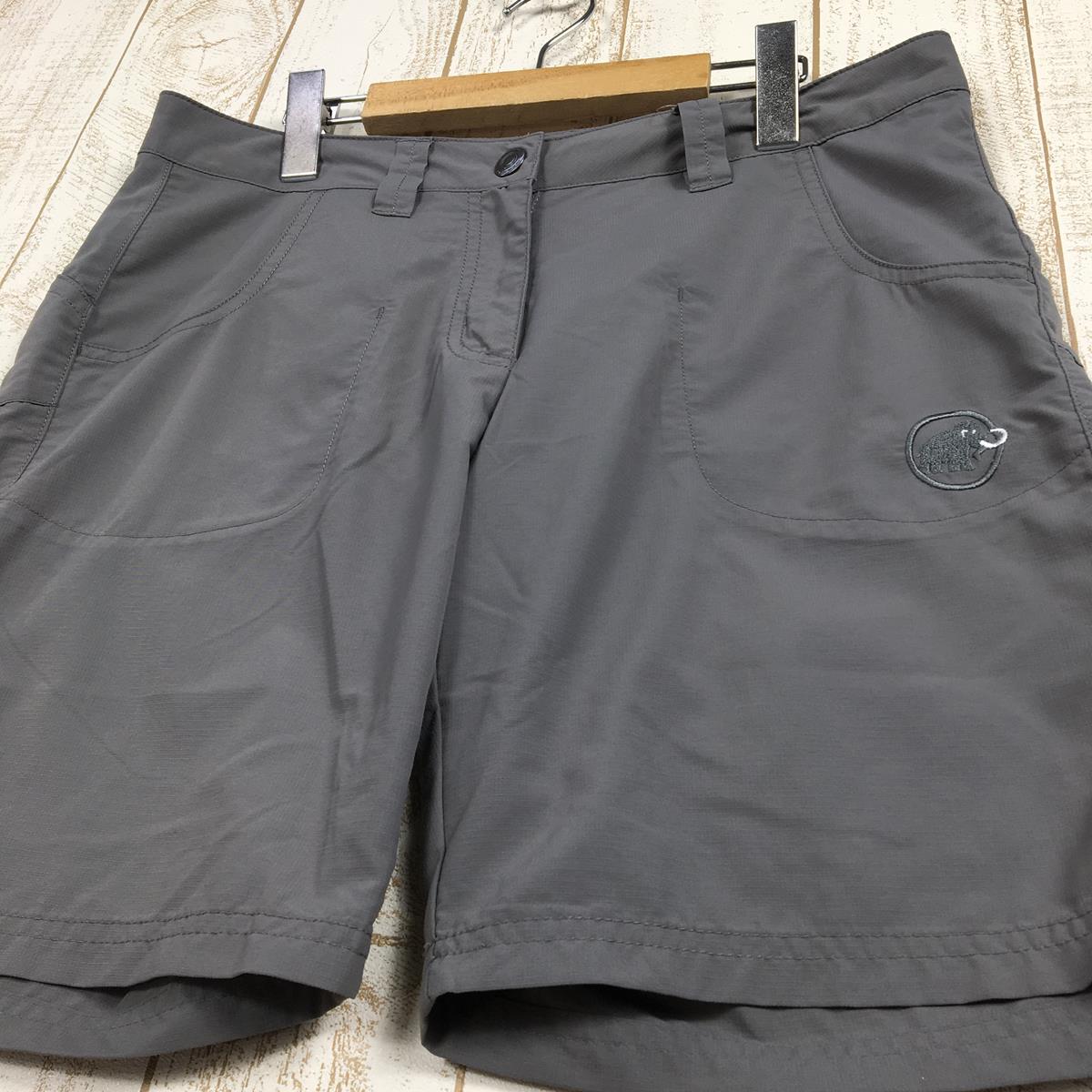 【Women's 38 グレー系】 Mammut ( マムート ) ニアラ ショーツ Niala Shorts リップストップナイロン 速乾 1020-05611 International Women's  化繊 ショーツ ショートパンツ ボトムス ウェア