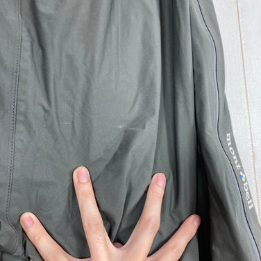 【Men's L グレー系】 Montbell ( モンベル ) ストレッチレイン フルジップパンツ Men's Stretch Rain Full Zip Pants ストレッチドライテック 3レイヤー サイドフルオープン ナイロン ウェア ボトムス ロングパン