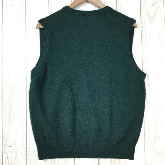 【Men's M グリーン系】 Llbean ( エルエルビーン ) スコティッシュ ラムウール ニット ベスト Scottish Lambwool Knit Vest セーター スコットランド製 Men's ウール ベスト トップス ウェア - 【公式】2ndGEAR（セカンドギア）Webショップ【登山用品・アウトドア用品専門 買取販売店】
