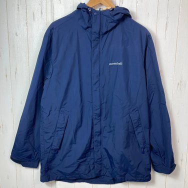[Men's L, Navy] Montbell Compact Travel Coat Nylon Wear Tops Outer Jacket Windshell z00057326 Windshell Outer Jacket