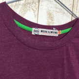 【Men's M パープル系】 Moon Climbing ( ムーン クライミング ) コットン ポリ クイックドライ Tシャツ International Men's コットン ショートスリーブTシャツ クルーネック インナー シャツ トップス ウェア - 【公式】2ndGEAR（セカンドギア）Webショップ【登山用品・アウトドア用品専門 買取販売店】