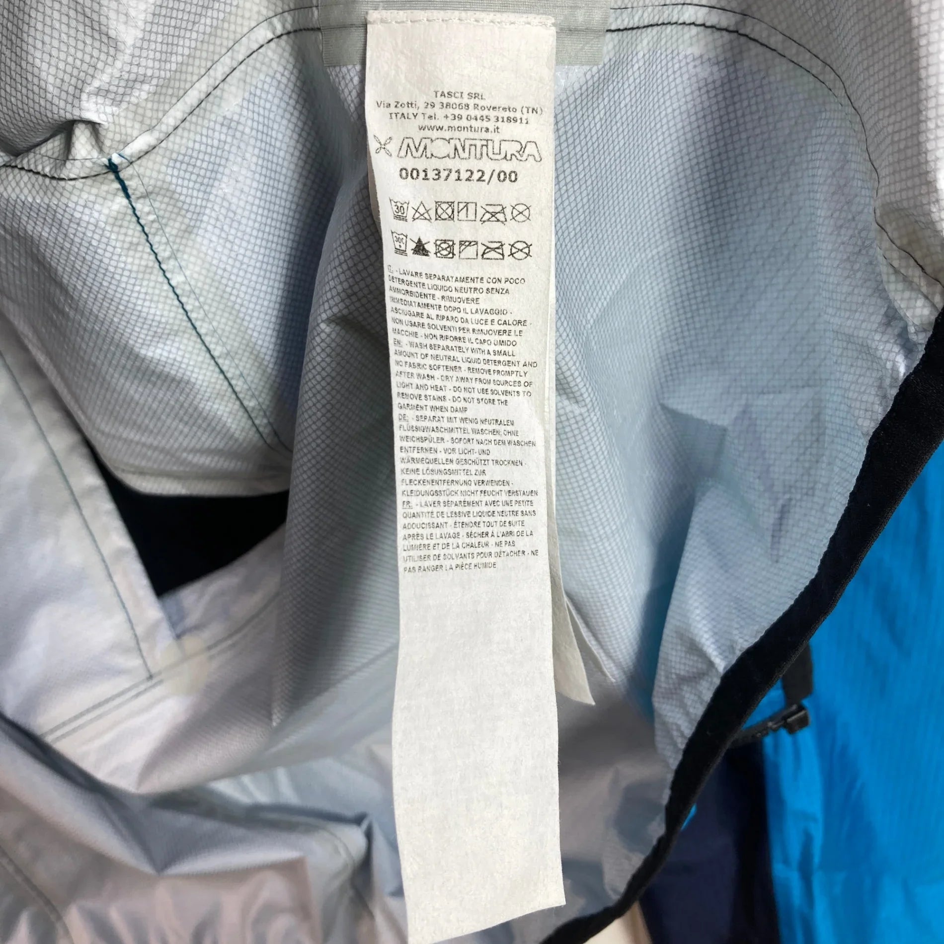 Men's S ブルー系】 Montura ( モンチュラ ) レイン ライト ジャケット