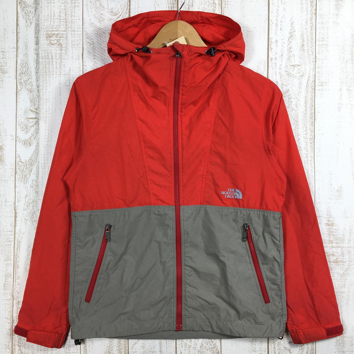 【Women's M レッド系】 The North Face ( ザ・ノースフェイス ) コンパクト ジャケット Compact Jacket ウィンドシェル フーディ NPW21230 Asian Women's  ウィンドシェル アウター ジャケット トップス