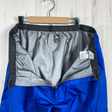 【Men's XL ブルー系】 Montbell ( モンベル ) ストームクルーザー パンツ Men's Storm Cruiser Pants Men's GORE-TEX 3レイヤー C-ニット ロングサイドジッパー ナイロン ウェア ボトムス ロングパンツ