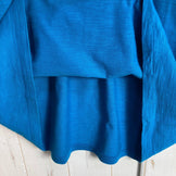 男式中蓝色 Mammut Massone 长袖 T 恤，圆领，棉质，上衣，汗衫，z00053729