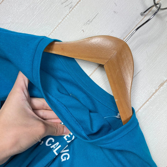 【Men's M ブルー系】 The North Face ( ザ・ノースフェイス ) スクエアロゴティー Square Logo Tee ポリエステル ウェア トップス インナー シャツ ショートスリーブTシャツ クルーネック 化繊 z00060255  化繊