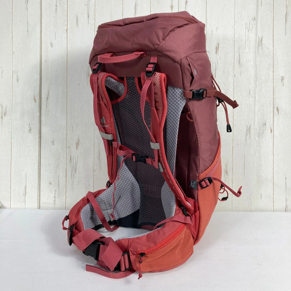 【Women's OneSize レッド系】 Deuter ( ドイター ) フューチュラ 24 SL Futura 24 SL パプリカ x シエナ エアコンフォートセンシック フロントアクセス レインカバー付属 バッグ ストレージ バックパック デイパック 容量【～29L】