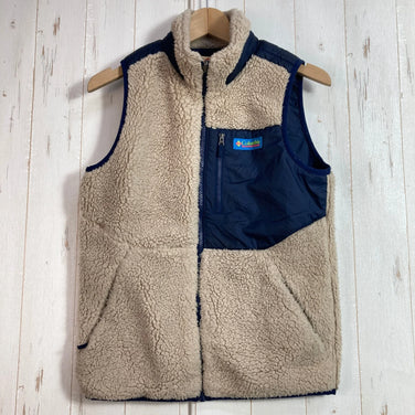 Columbia Archer Ridge Reversible Vest, Kids' Size L, Beige. Polyester fleece vest. Product code: z00054184.