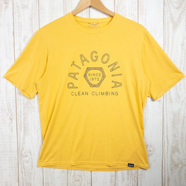 【Men's S イエロー系】 Patagonia ( パタゴニア ) キャプリーン クール デイリー グラフィック シャツ ポリエステル International Men's CCSX 化繊 ショートスリーブTシャツ クルーネック インナー シャツ トップス ウ - 【公式】2ndGEAR（セカンドギア）Webショップ【登山用品・アウトドア用品専門 買取販売店】