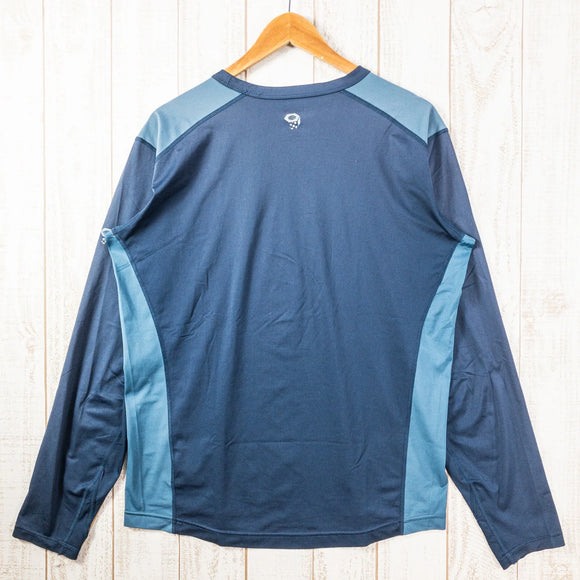 【Men's OneSize ネイビー系】 Mountain Hardwear ( マウンテンハードウェア ) ロングスリーブ ベースレイヤー シャツ Long Sleeve Base Layer Shorts ポリエステル Men's 化繊 ロングスリーブTシャツ クルーネ - 【公式】2ndGEAR（セカンドギア）Webショップ【登山用品・アウトドア用品専門 買取販売店】