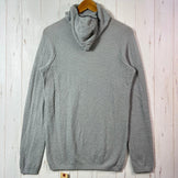 Bring Wonderwear 无缝连帽衫，浅灰色，男女通用，中号，灰色。浅灰色羊毛连帽衫/内搭衬衫。z00054409。