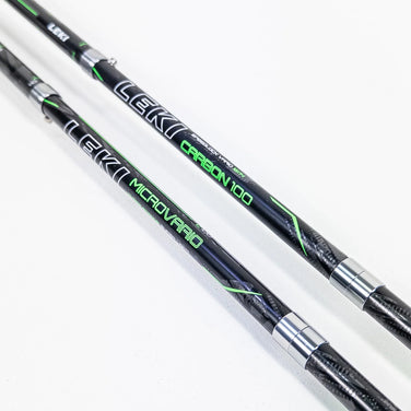 Leki Micro Vario Carbon AS 登山杖 (110-130cm，黑色) z00052659