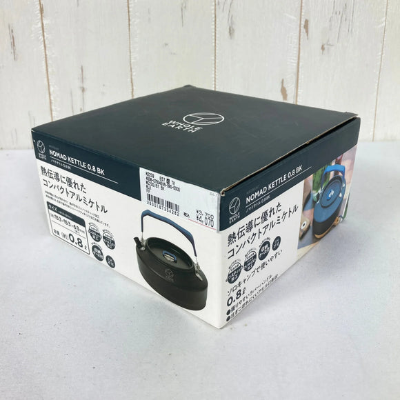 【OneSize ブラック系】 Whole Earth ( ホールアース ) ノマド ケトル 0.8 NOMAD KETTLE 0.8 アルミ製 800ml アルミ クックウェア ケトル z00061667  ケトル クックウェア