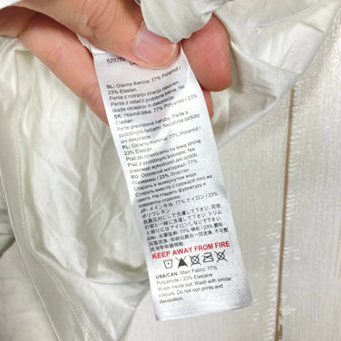 Mammut Body Cool 长袖 AF 女款中号象牙色，亚洲版型，尼龙，长袖衬衫，合成纤维，z00054735