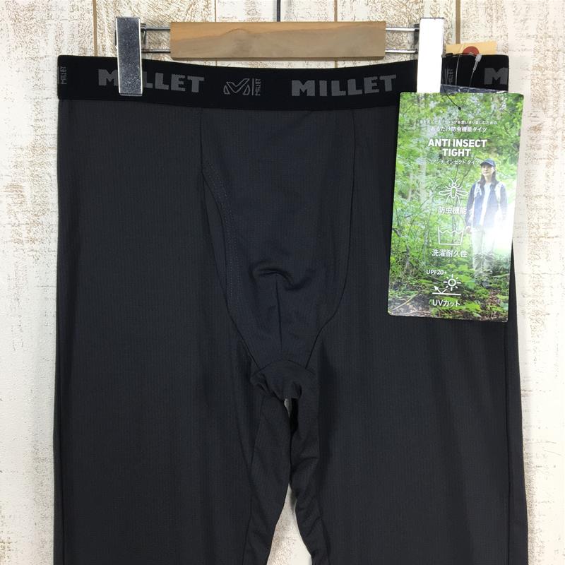 【Men's L チャコール系】 Millet ( ミレー ) アンチ インセクト タイツ Anti Insect Tight 防虫 虫除け MIV02005 International Men's 3721 Castelrock タイツ ボトムス ウェア