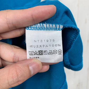 【Men's M ブルー系】 The North Face ( ザ・ノースフェイス ) スクエアロゴティー Square Logo Tee ポリエステル ウェア トップス インナー シャツ ショートスリーブTシャツ クルーネック 化繊 z00060255  化繊