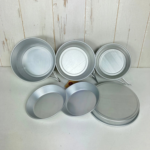 【OneSize シルバー系】 Evernew ( エバニュー ) キャンピング ボウル セット Camping Bowl Set 生産終了モデル 入手困難 アルミ クックウェア クッカー コッフェル z00060362  クッカー コッフェル クックウェア