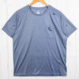 【Men's L ネイビー系】 Millet ( ミレー ) ヘザー メッシュ クルー ショート スリーブ HEATHER MESH CREW SS ポリエステル ウェア トップス インナー シャツ ショートスリーブTシャツ クルーネック 化繊 z00052240 - 【公式】2ndGEAR（セカンドギア）Webショップ【登山用品・アウトドア用品専門 買取販売店】