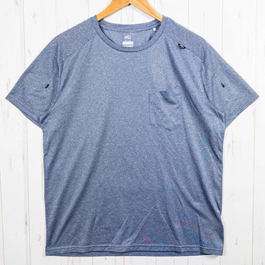 【Men's L ネイビー系】 Millet ( ミレー ) ヘザー メッシュ クルー ショート スリーブ HEATHER MESH CREW SS ポリエステル ウェア トップス インナー シャツ ショートスリーブTシャツ クルーネック 化繊 z00052240 - 【公式】2ndGEAR（セカンドギア）Webショップ【登山用品・アウトドア用品専門 買取販売店】