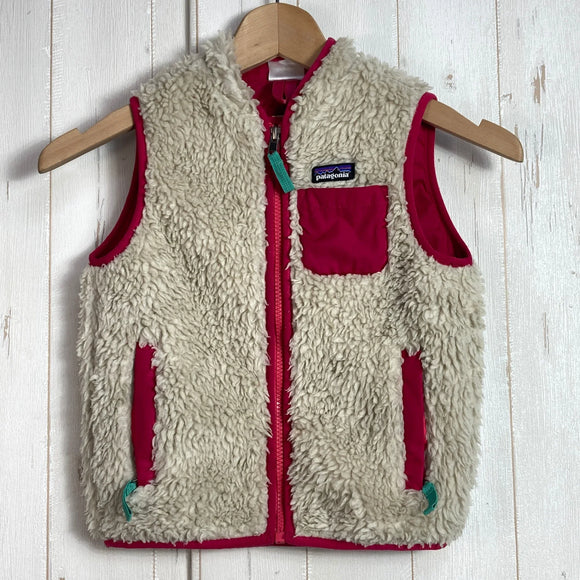【Boy's 4T アイボリー系】 2015 Patagonia ( パタゴニア ) レトロX ベスト Retro-X Vest ポリエステル ウェア トップス ベスト フリース z00054028  フリース ベスト トップス ウェア