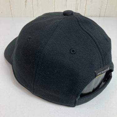 Jackwolfskin JP BXL 法式毛圈布六片帽，男女通用，均码，黑色。涤纶材质。