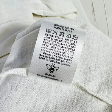 【Unisex S White】 Bring DRYCOTTONY Long sleeve T-shirt Polyester Wear Tops Inner Shirt Long sleeve T-shirt Crew neck Synthetic fiber