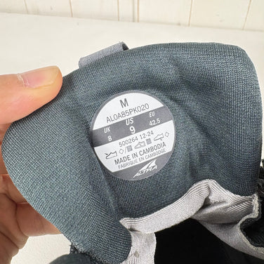 Altra Lone Peak 9 防水中帮男士徒步靴，尺码 27.0cm，灰色 (z00055514)