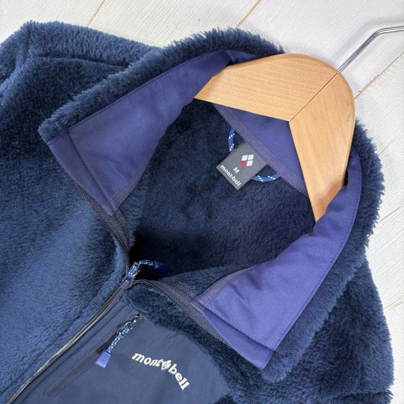 【Women's M ネイビー系】 Montbell ( モンベル ) クリマエア ジャケット Women's CLIMAAIR Jacket Women's DKNV サムホール ストレッチパネル ポリエステル ウェア トップス アウター ジャケット フリース z00