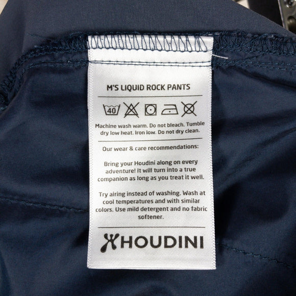【Men's S ブルー系】 Houdini ( フーディニ ) リキッド ロック パンツ Liquid Rock Pants 265564 International Men's フィーリングブルー | Feeling Blue 化繊 ロングパンツ ボトムス ウ - 【公式】2ndGEAR（セカンドギア）Webショップ【登山用品・アウトドア用品専門 買取販売店】