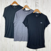 【Men's L ブラック系】 The North Face ( ザ・ノースフェイス ) ・モンベル ショートスリーブティー 計3点セット バルク販売 卸売り ウェア トップス インナー シャツ ショートスリーブTシャツ クルーネック 化繊 z00060055 化