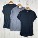 【Men's L ブラック系】 The North Face ( ザ・ノースフェイス ) ・モンベル ショートスリーブティー 計3点セット バルク販売 卸売り ウェア トップス インナー シャツ ショートスリーブTシャツ クルーネック 化繊 z00060055  化-1