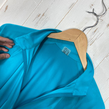 【Women's L ブルー系】 Haglofs ( ホグロフス ) パルス ツー ロングスリーブ ジップ ティー Puls II Long Sleeve Zip Tee ポリエステル ウェア トップス インナー シャツ ロングスリーブシャツ 化繊 z00059877