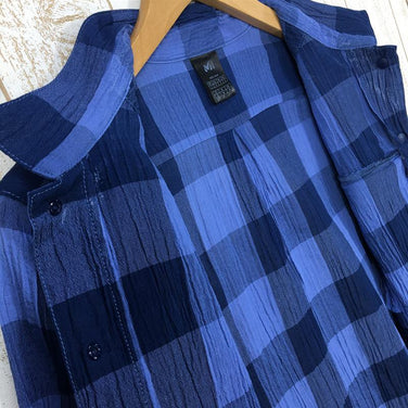 【Women's S ネイビー系】 Millet ( ミレー ) ワシ プラス シャツ ロング スリーブ Washi+ Shirt Ls MIV01876 Women's コットン ロングスリーブシャツ インナー シャツ トップス ウェア - 【公式】2ndGEAR（セカンドギア）Webショップ【登山用品・アウトドア用品専門 買取販売店】