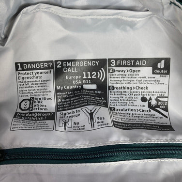 均码绿色 Deuter Futura 24 SL 尼龙储物背包/日用背包，森林绿和玉色 (2283) - 容量：最大 29 升 (z00054681，森林绿和玉色 2)