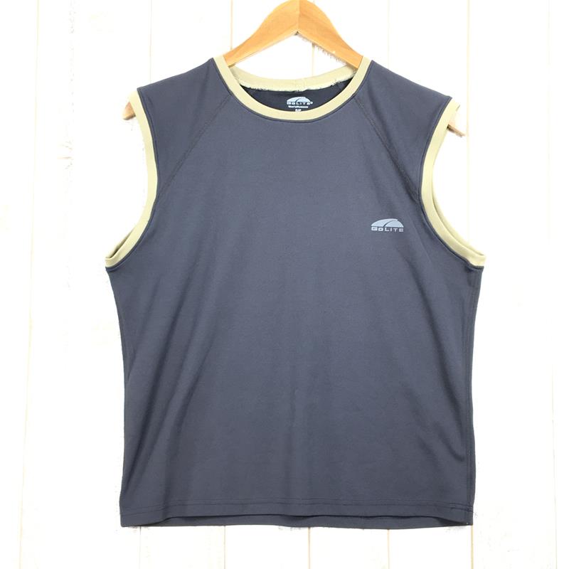 【Men's S グレー系】 Golite ( ゴーライト ) クイックドライ スリーブレス シャツ Quickdry Sleeveless Shirt ノースリーブ タンクトップ ブランド消滅 入手困難 AM1533 International Men's  タ