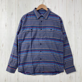 【Men's M ネイビー系】 Patagonia ( パタゴニア ) バックショット フランネル シャツ BUCKSHOT FLANNEL SHIRT 生産終了モデル 入手困難 ウェア トップス インナー シャツ ロングスリーブシャツ コットン z00054239