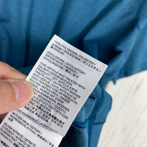 【Men's S ネイビー系】 Arcteryx ( アークテリクス ) コーマック ダウンワード Tシャツ Cormac Downword SS Serene Heather 吸汗速乾 リサイクルポリエステル ポリエステル ウェア トップス インナー シャツ ショ