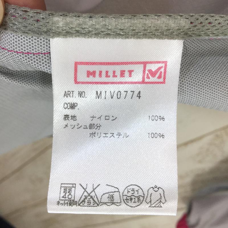 【Women's XS ピンク系】 Millet ( ミレー ) レドリュ ウインドストッパー ジャケット Ld Les Drus Windstopper Jacket MIV0774 International Women's  レインシェル アウター ジャケット ト