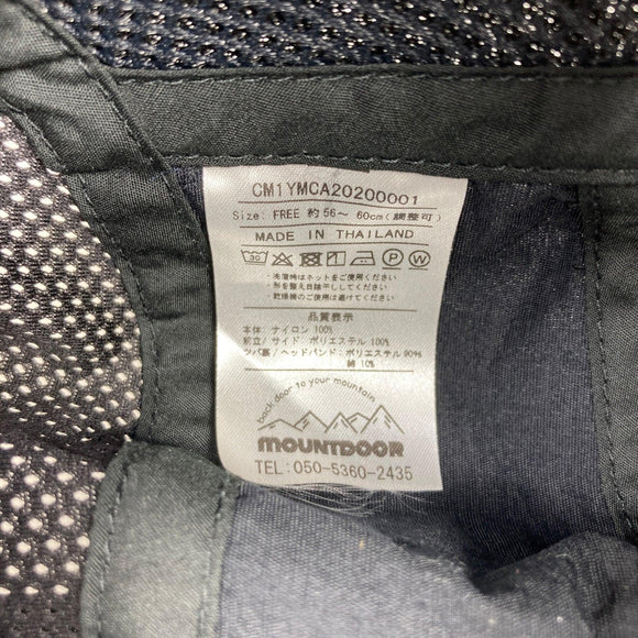 【OneSize ブラック系】 Mountdoor ( マウントドア ) コンパクト メッシュ キャップ ナイロン ウェア ウェア小物 ヘッドウェア キャップ z00057154  キャップ ヘッドウェア ウェア小物 ウェア