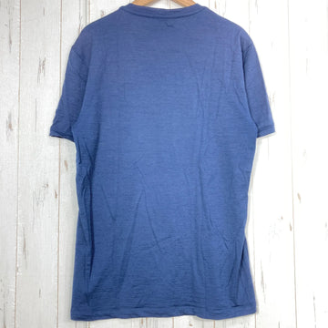 【Men's XS ネイビー系】 Icebreaker ( アイスブレーカー ) メリノ150テックライトIIIショートスリーブティー メリノウール ウェア トップス インナー シャツ ショートスリーブTシャツ クルーネック ウール z00054307  ウール ショ - 0